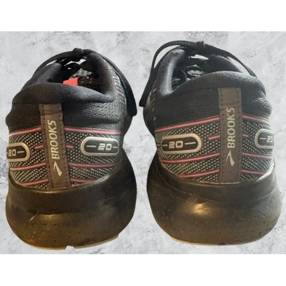 Brooks Glycerin 20 Women's Running Shoes Black Pink Size 10.5 Medium B - Picture 4 of 9